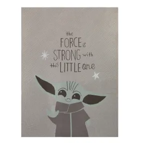 Star Wars Baby Yoda Knit Baby Blanket