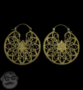 14G Posy Brass Earrings - Weights