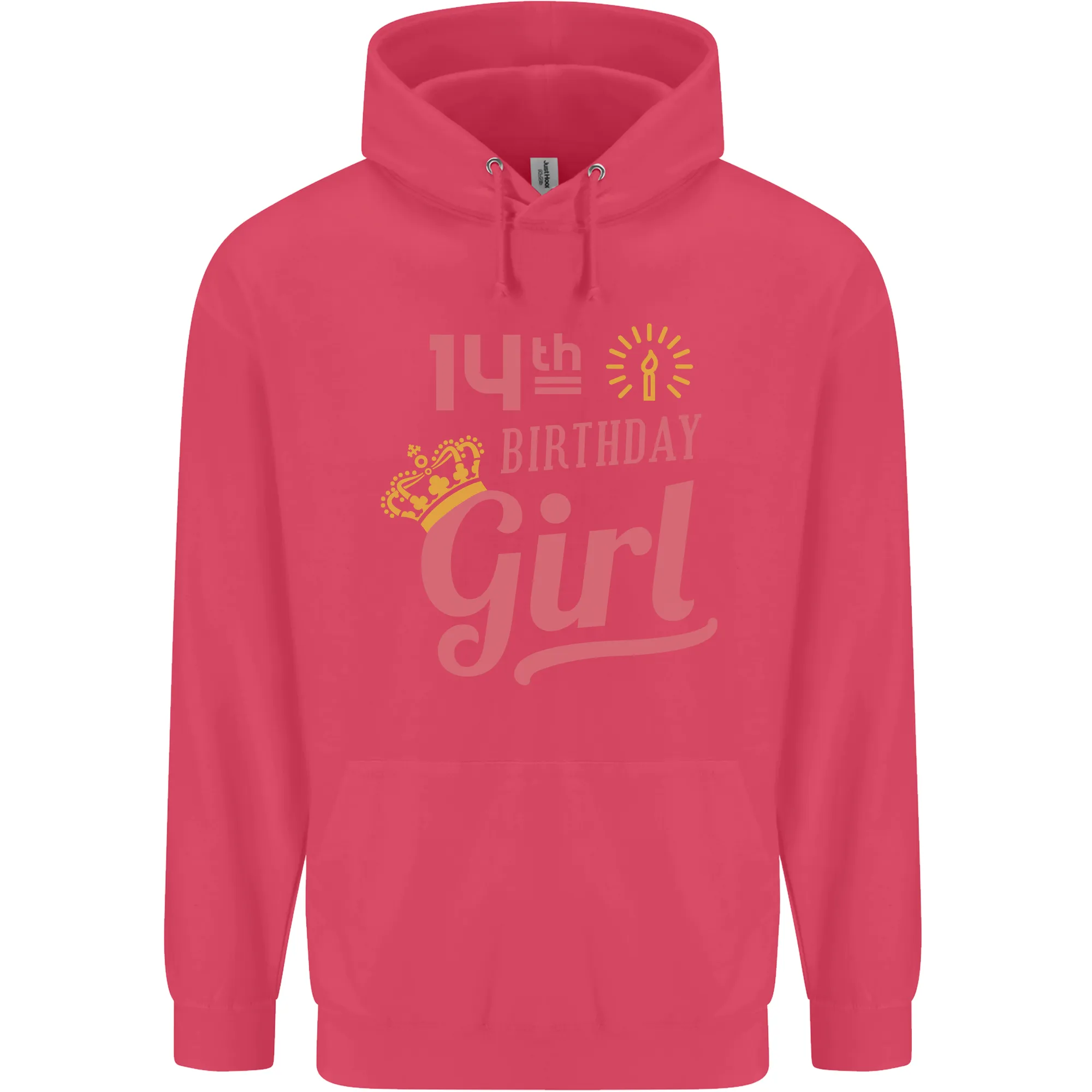 14th Birthday Girl 14 Year Old Princess Childrens Kids Hoodie