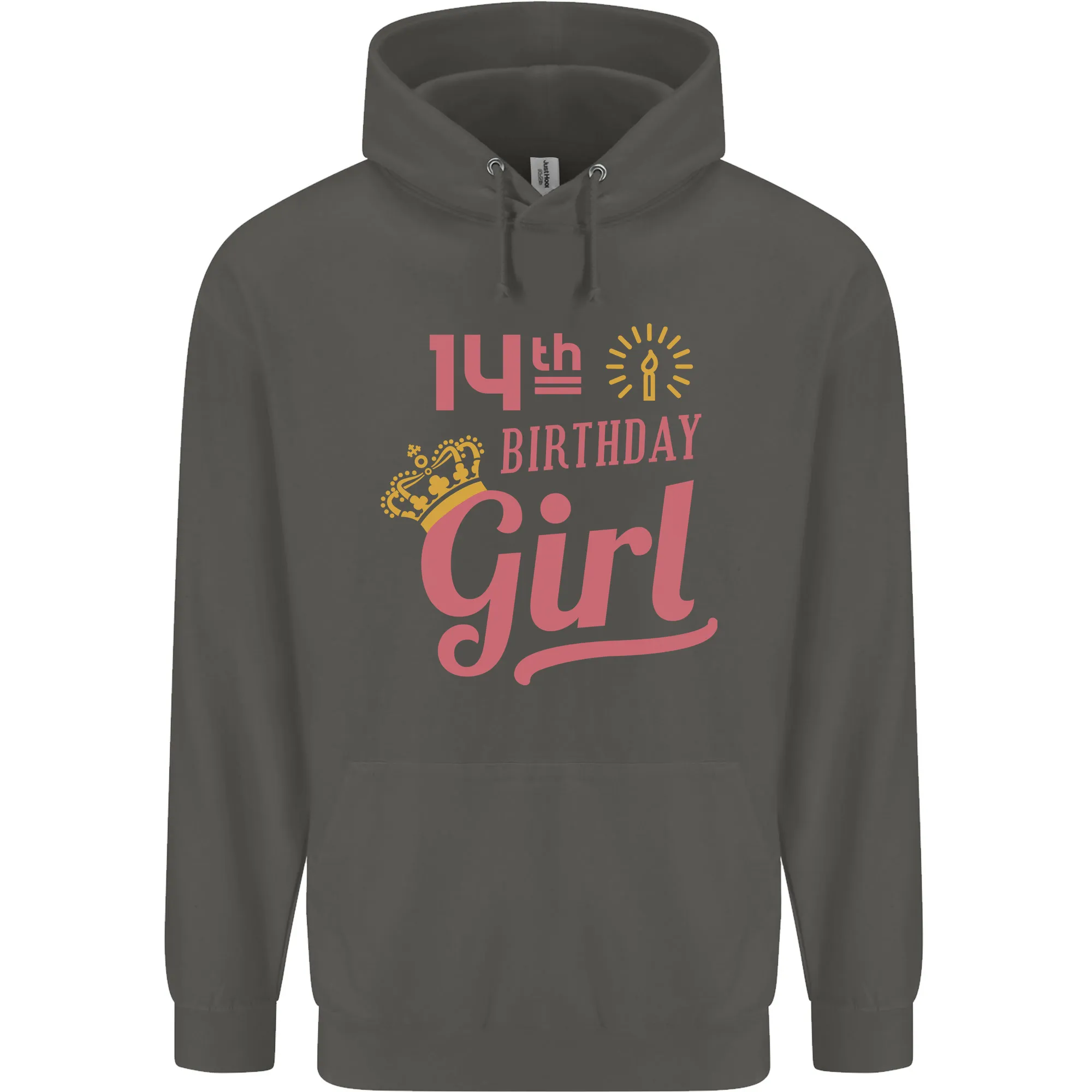 14th Birthday Girl 14 Year Old Princess Childrens Kids Hoodie