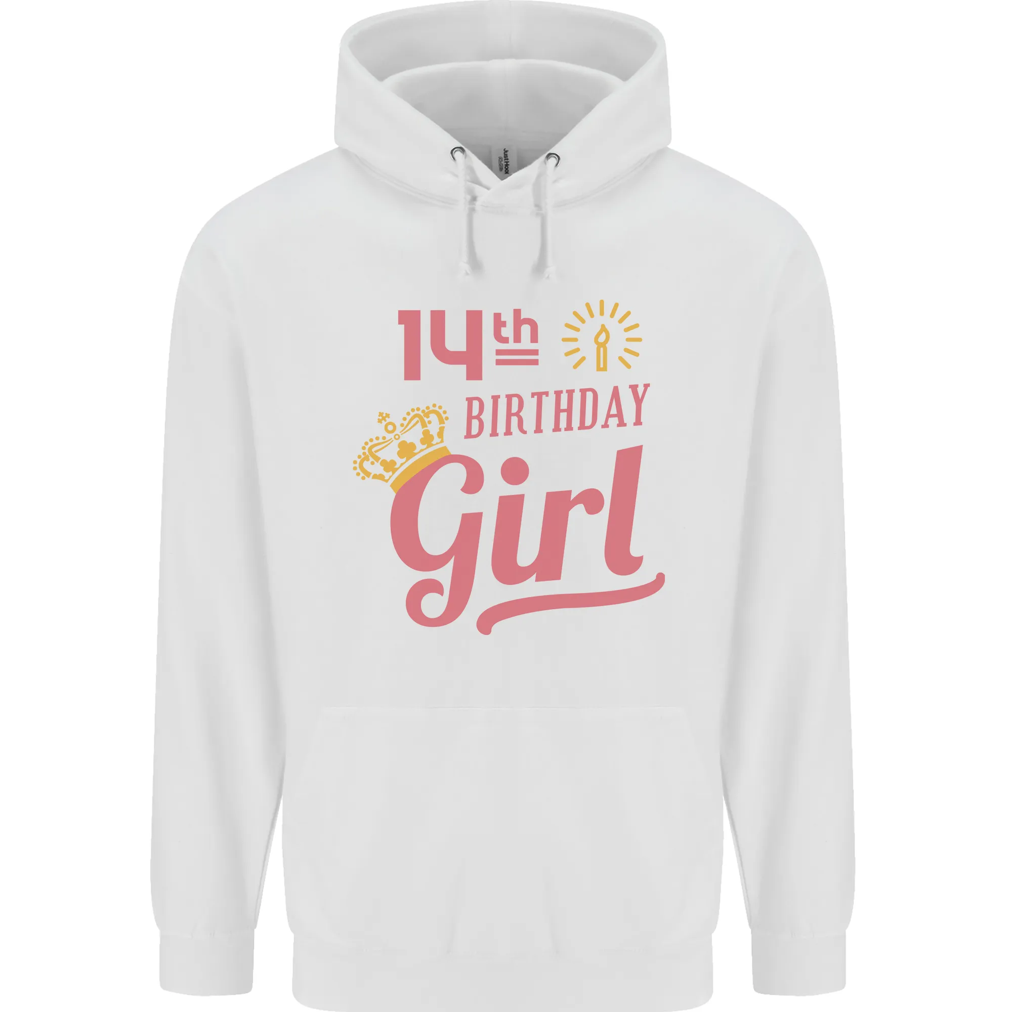 14th Birthday Girl 14 Year Old Princess Childrens Kids Hoodie