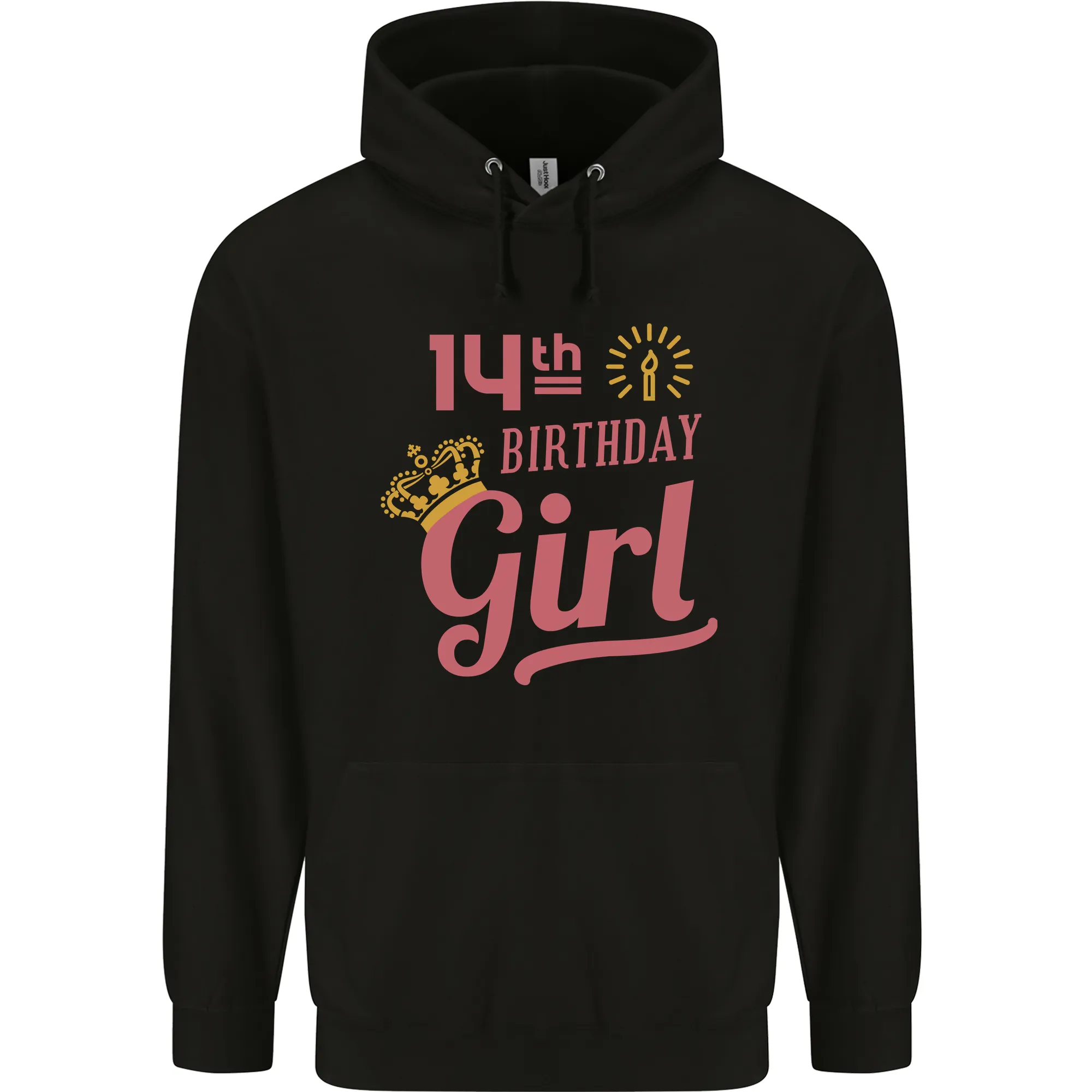 14th Birthday Girl 14 Year Old Princess Childrens Kids Hoodie