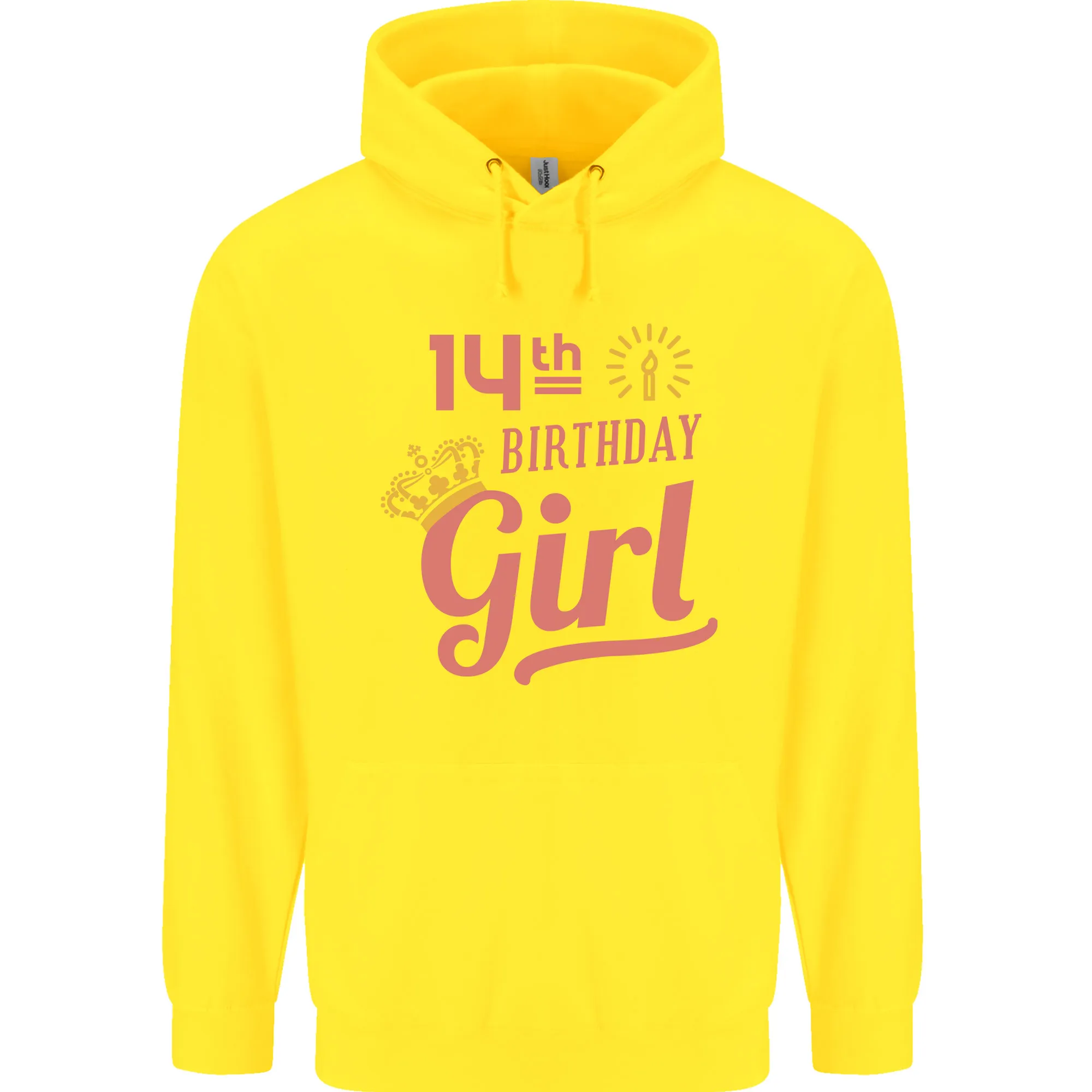 14th Birthday Girl 14 Year Old Princess Childrens Kids Hoodie