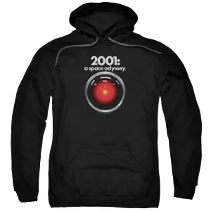 2001 A Space Odyssey Hal Mens Hoodie Black