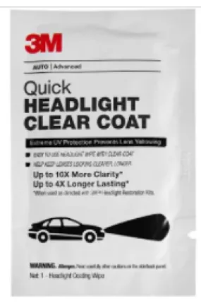 3M Quick Headlight Clear Coat Wipe