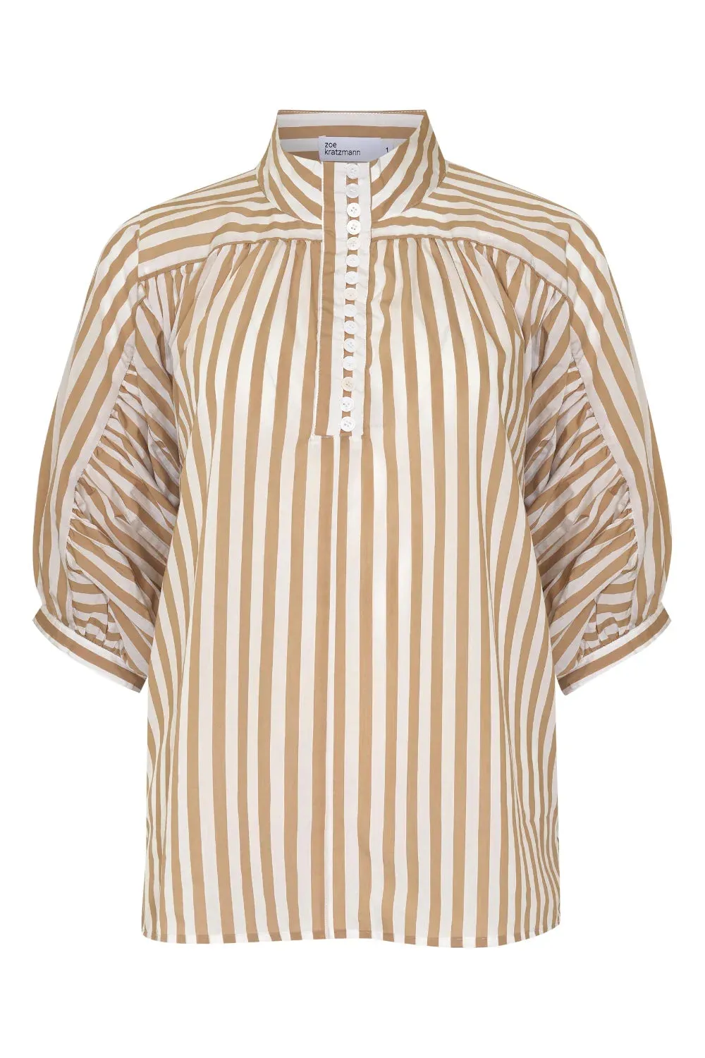 Adage Top in Flax Stripe