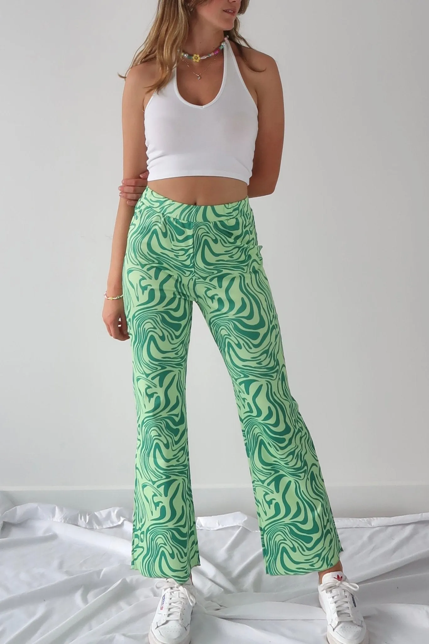 Alyssa wave pattern pants