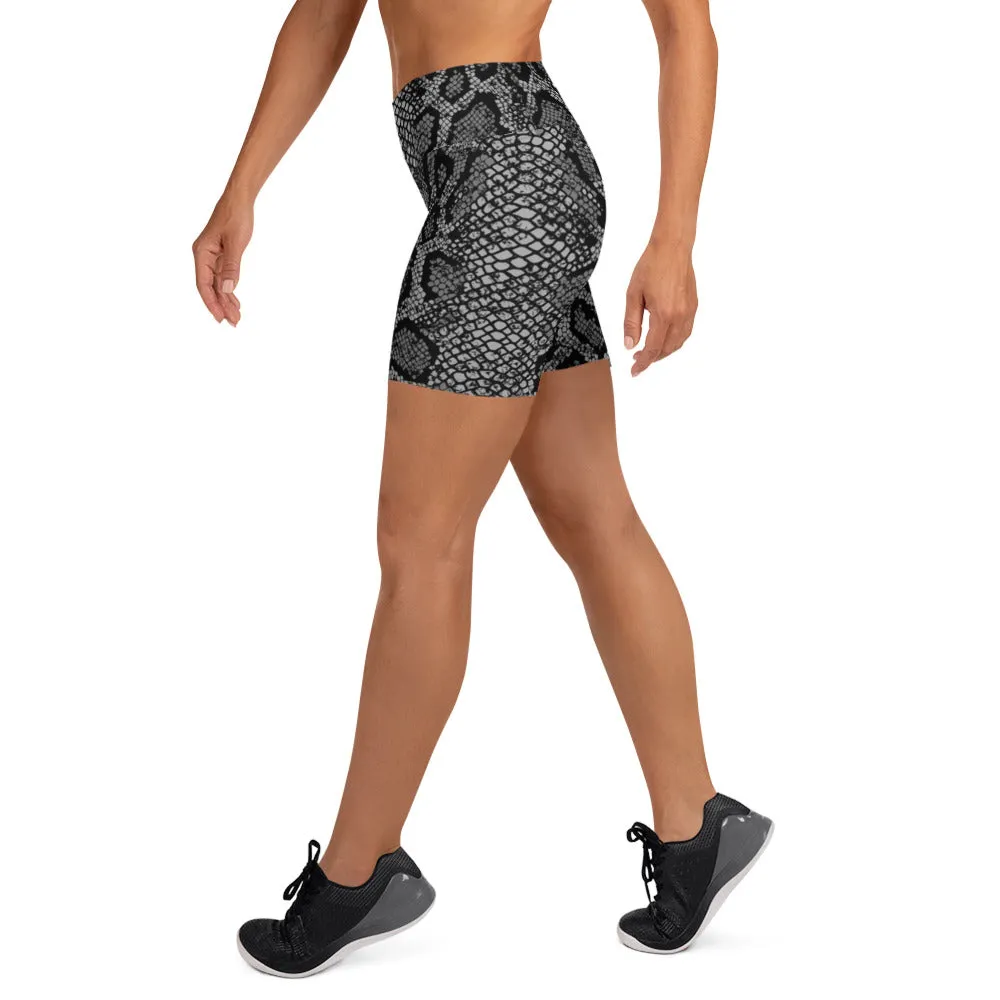 Anaconda High Waist Yoga Shorts