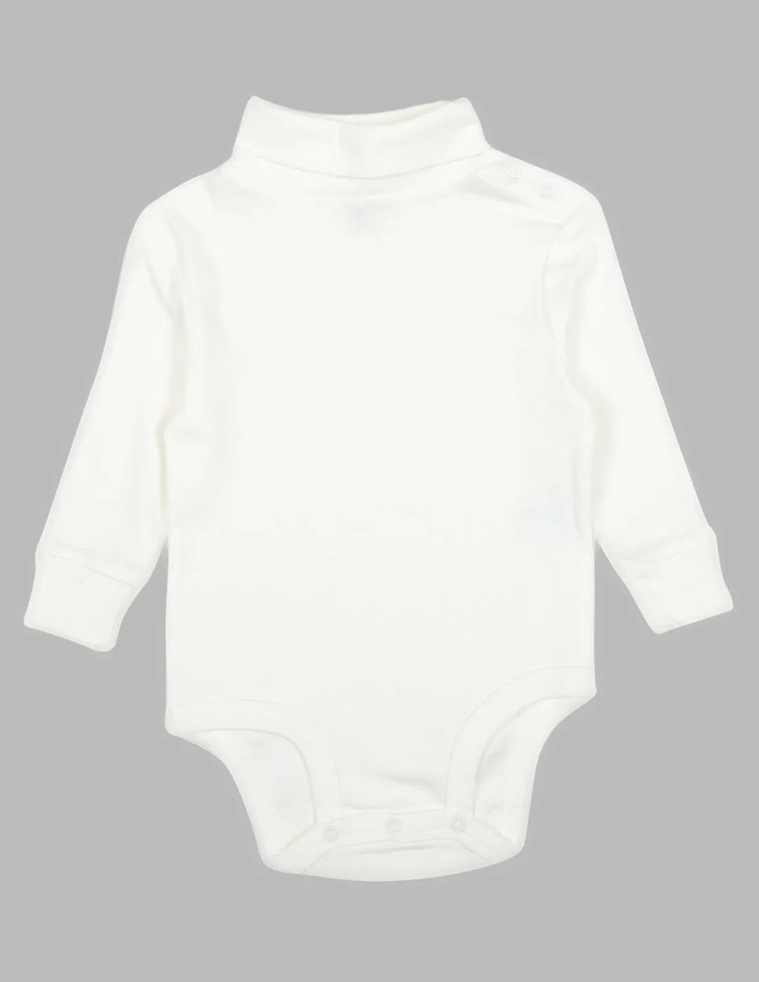 Baby Cotton Turtleneck Bodysuit