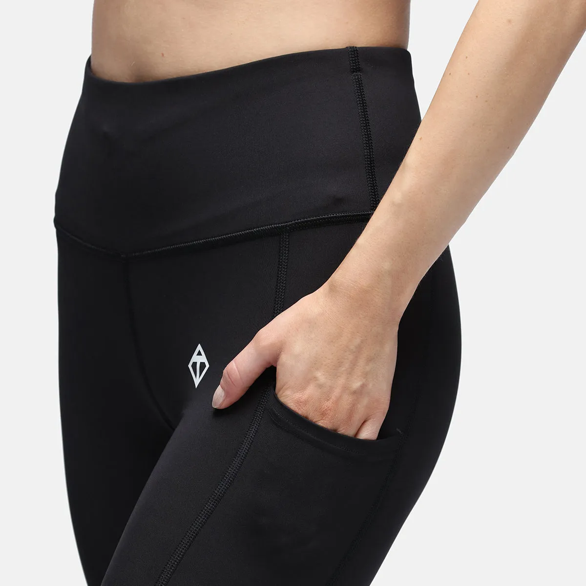 Black Diamond Luxe Leggings With Pockets