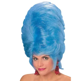 Blue Beehive Wig