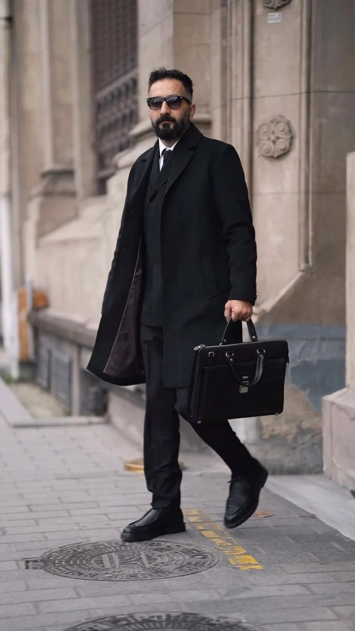 Bond Wool Blend Overcoat