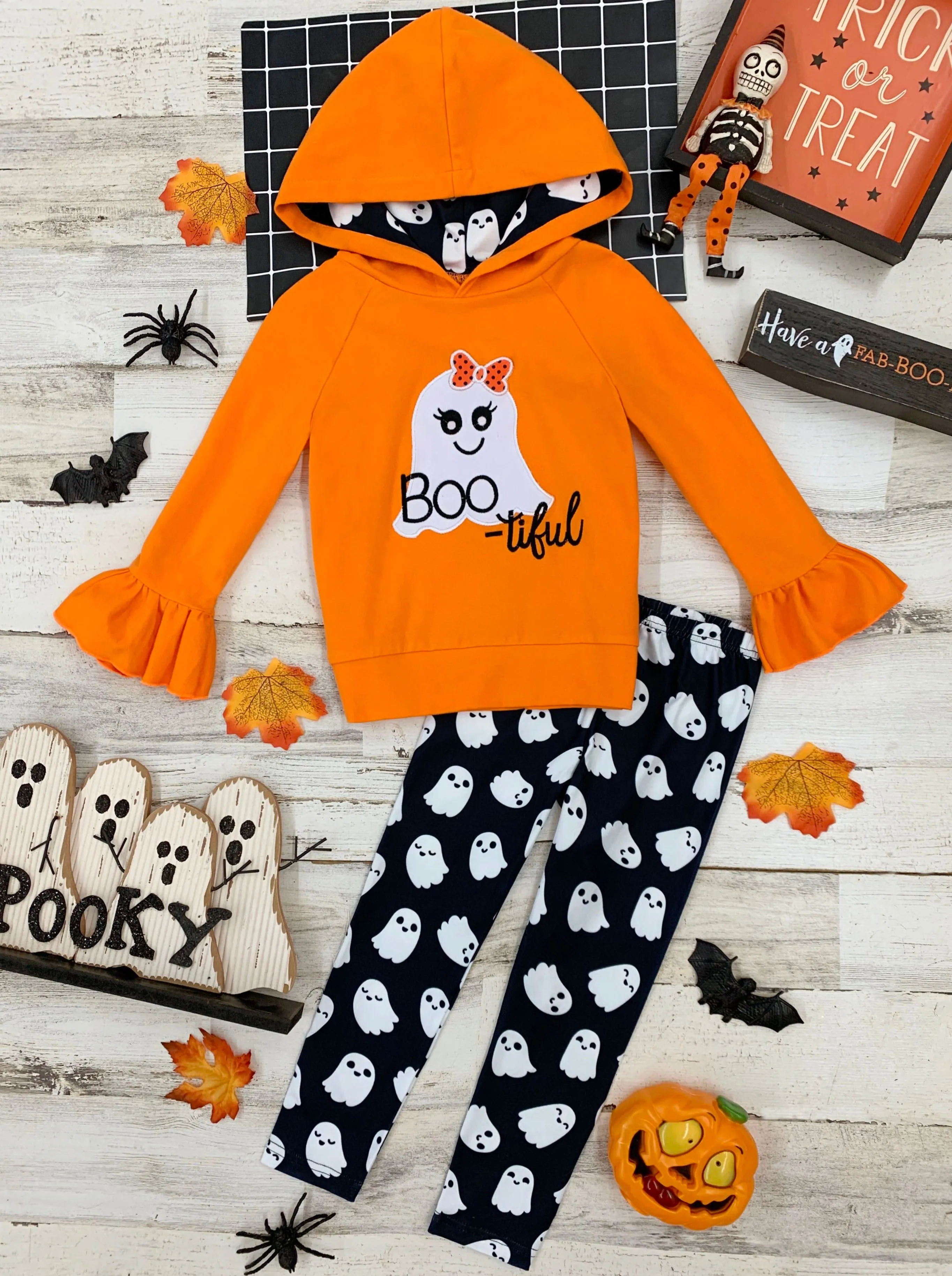 Boo-tiful Hoodie Sweater and Legging Set