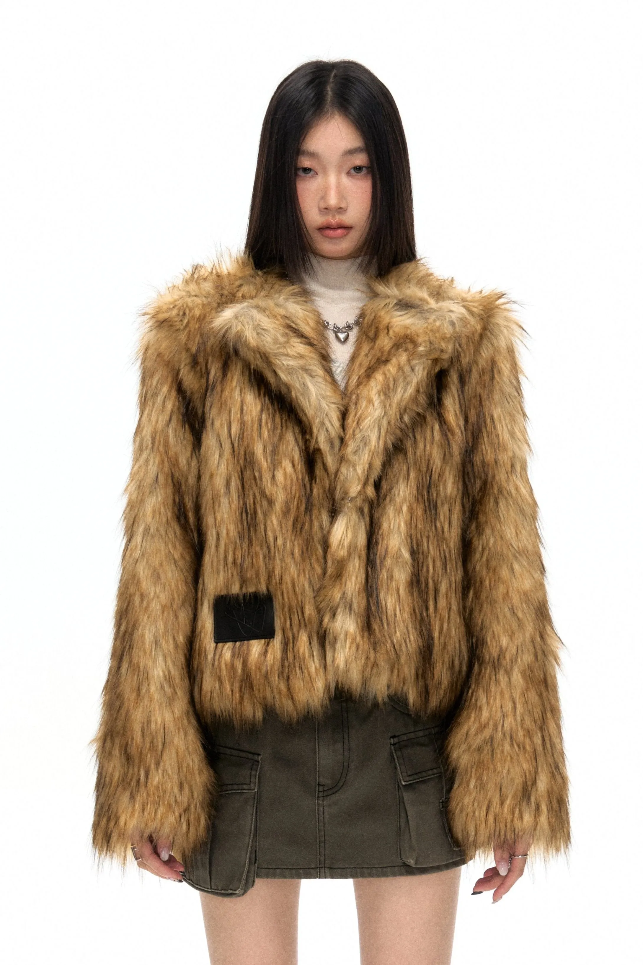 Born to Be Wild Eco-Friendly Raccoon Fur Coat