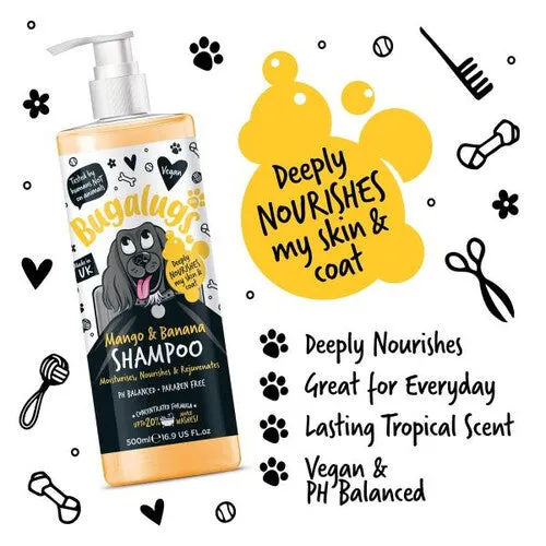 Bugalugs Mango & Banana Dog Shampoo 500ml