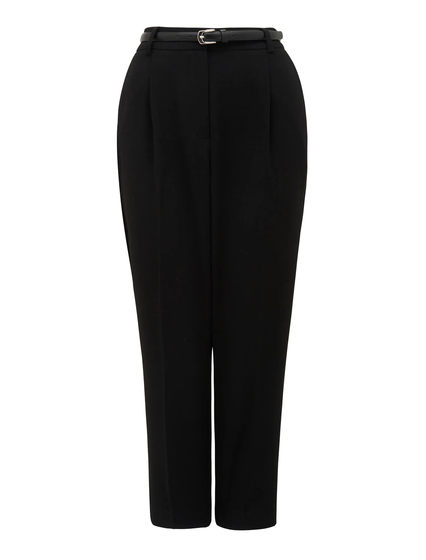 Carmen Petite Belted Tapered Pants