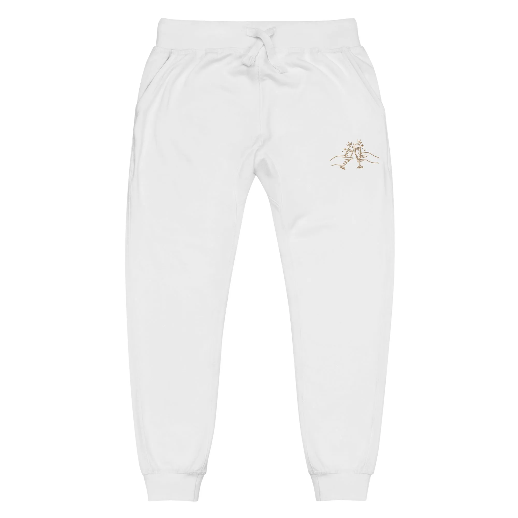 Champagne Problems Embroidered Sweatpants