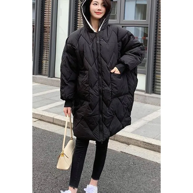 Chic Mid-Length Puffer Coat