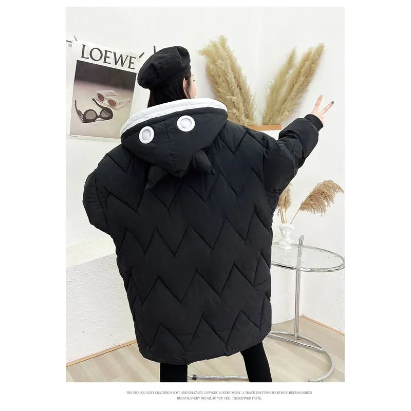 Chic Mid-Length Puffer Coat