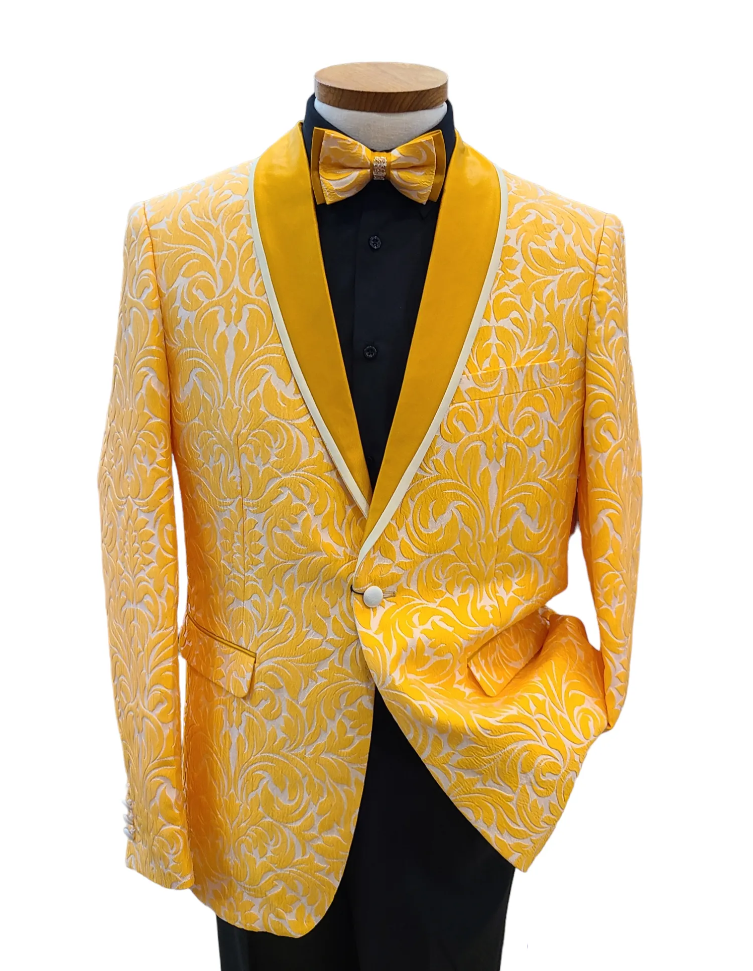 Cielo Slim Fit Sport Jacket withMatching Bow Tie