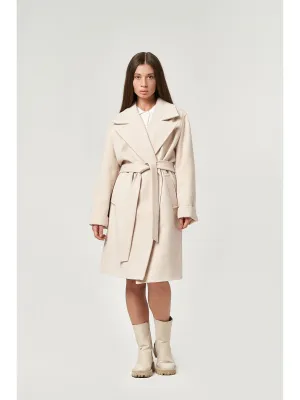 Cipriani Wool Blend Midi Overcoat