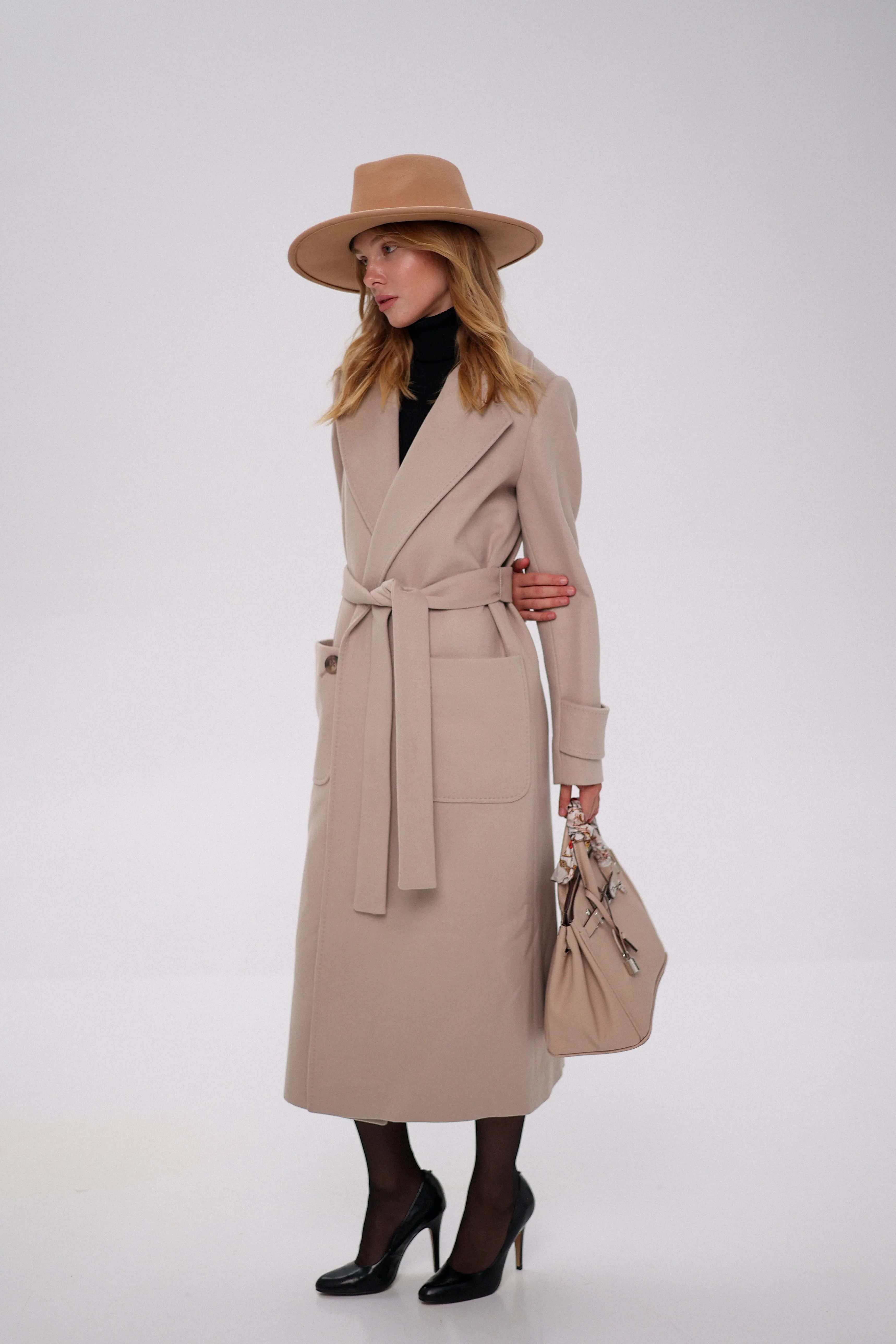 Classic Cashmere Wool Blend Overcoat