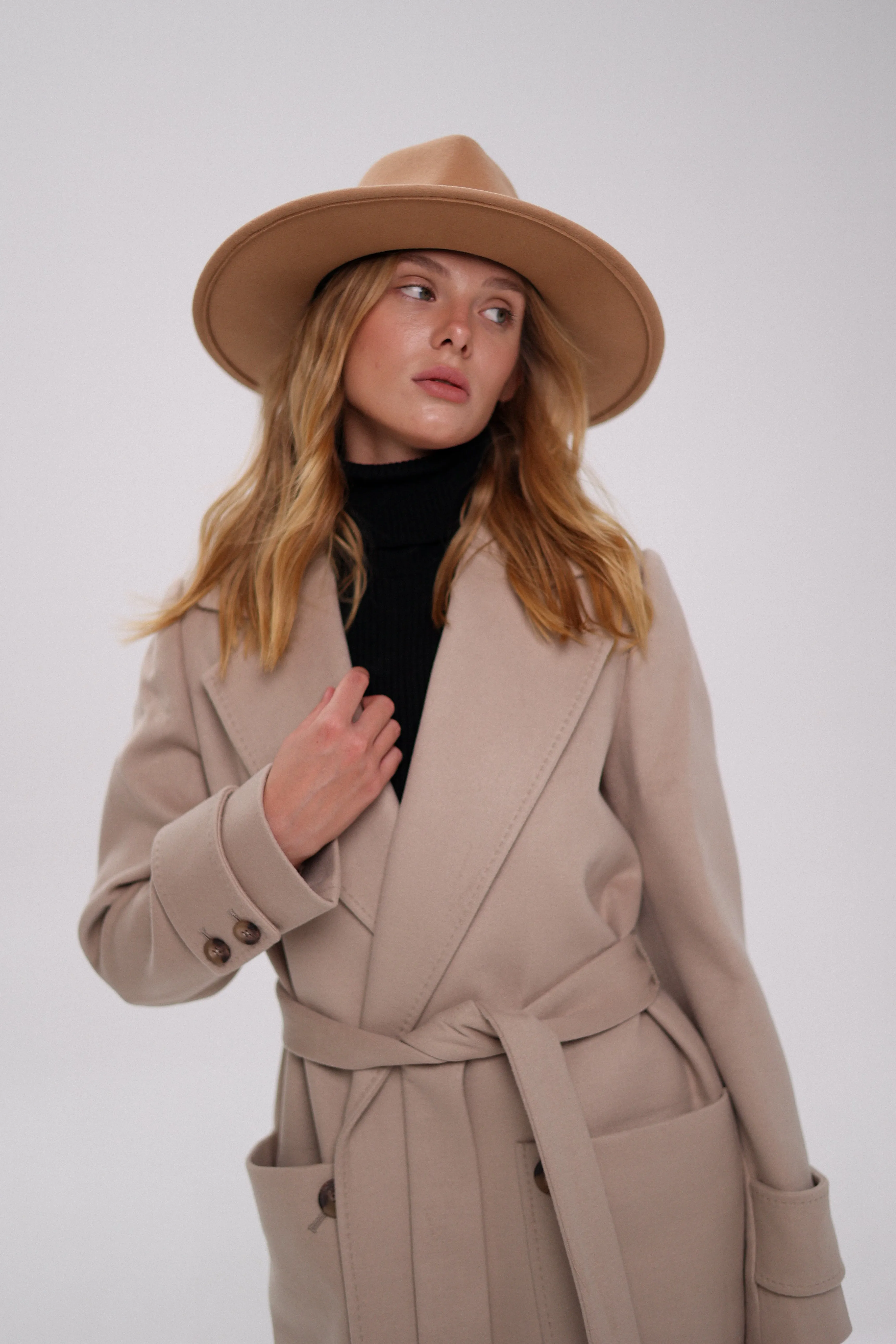 Classic Cashmere Wool Blend Overcoat