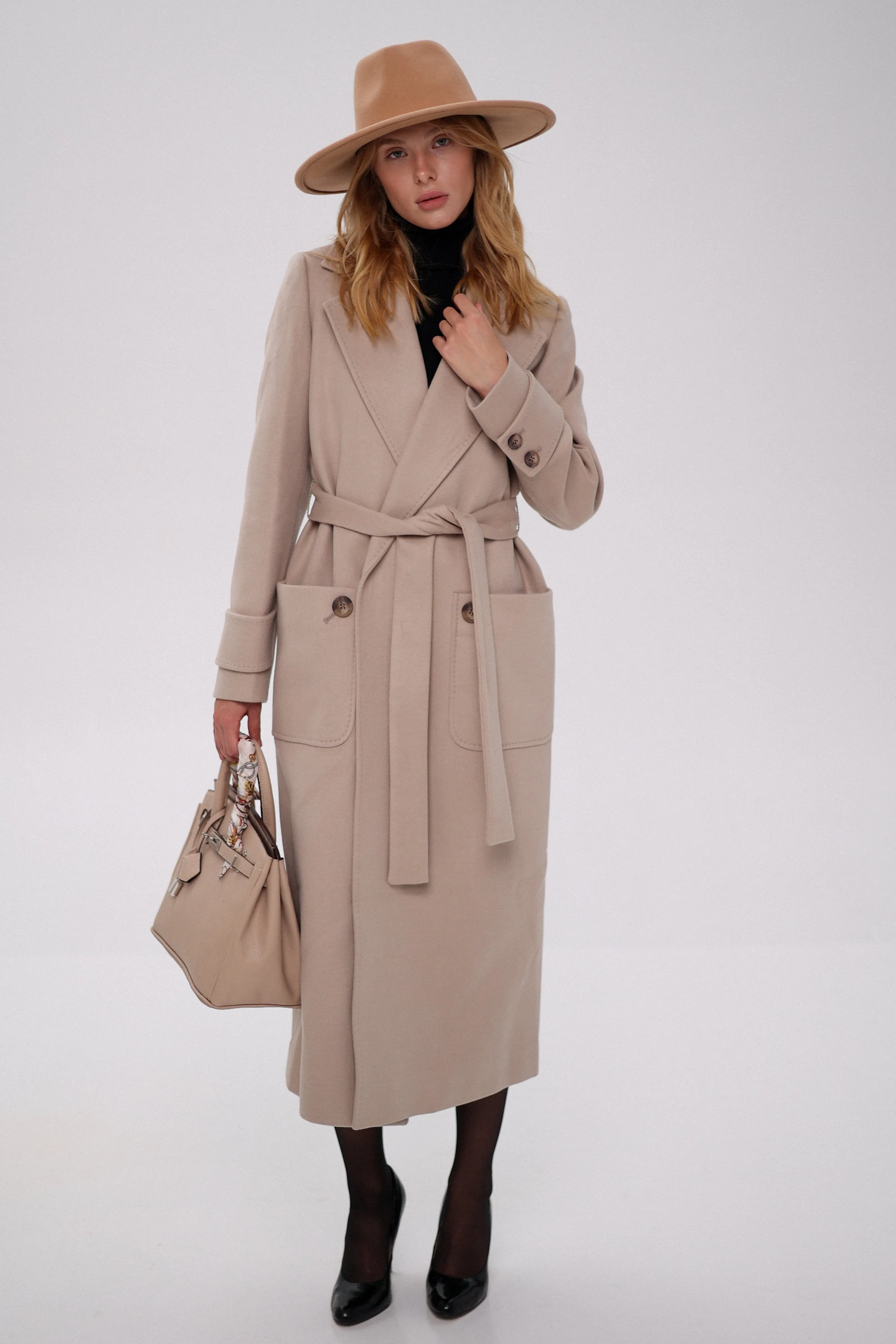 Classic Cashmere Wool Blend Overcoat