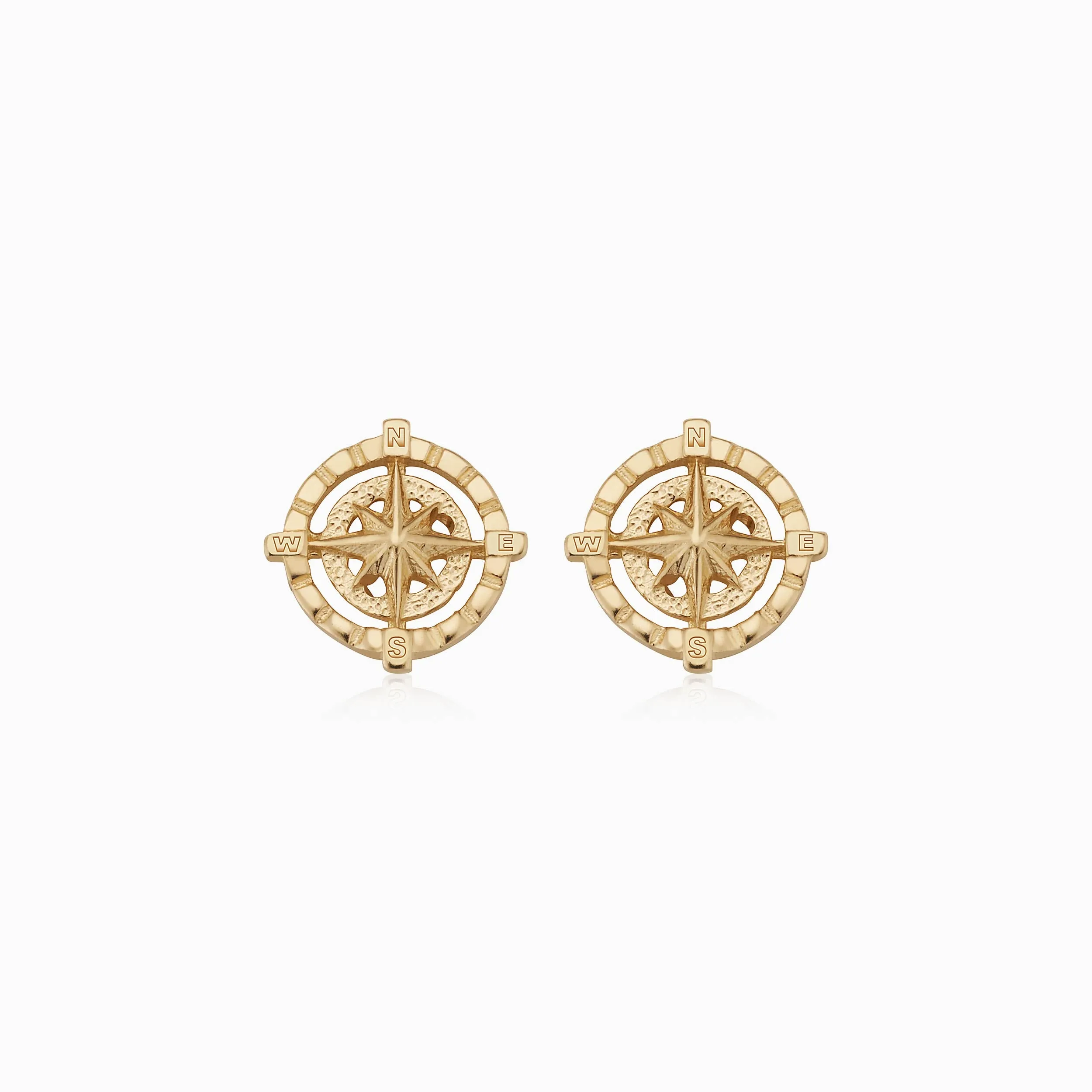 Compass Rose Studs