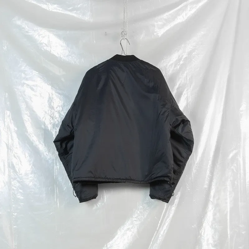 contrast zip MA-1 bomber jacket