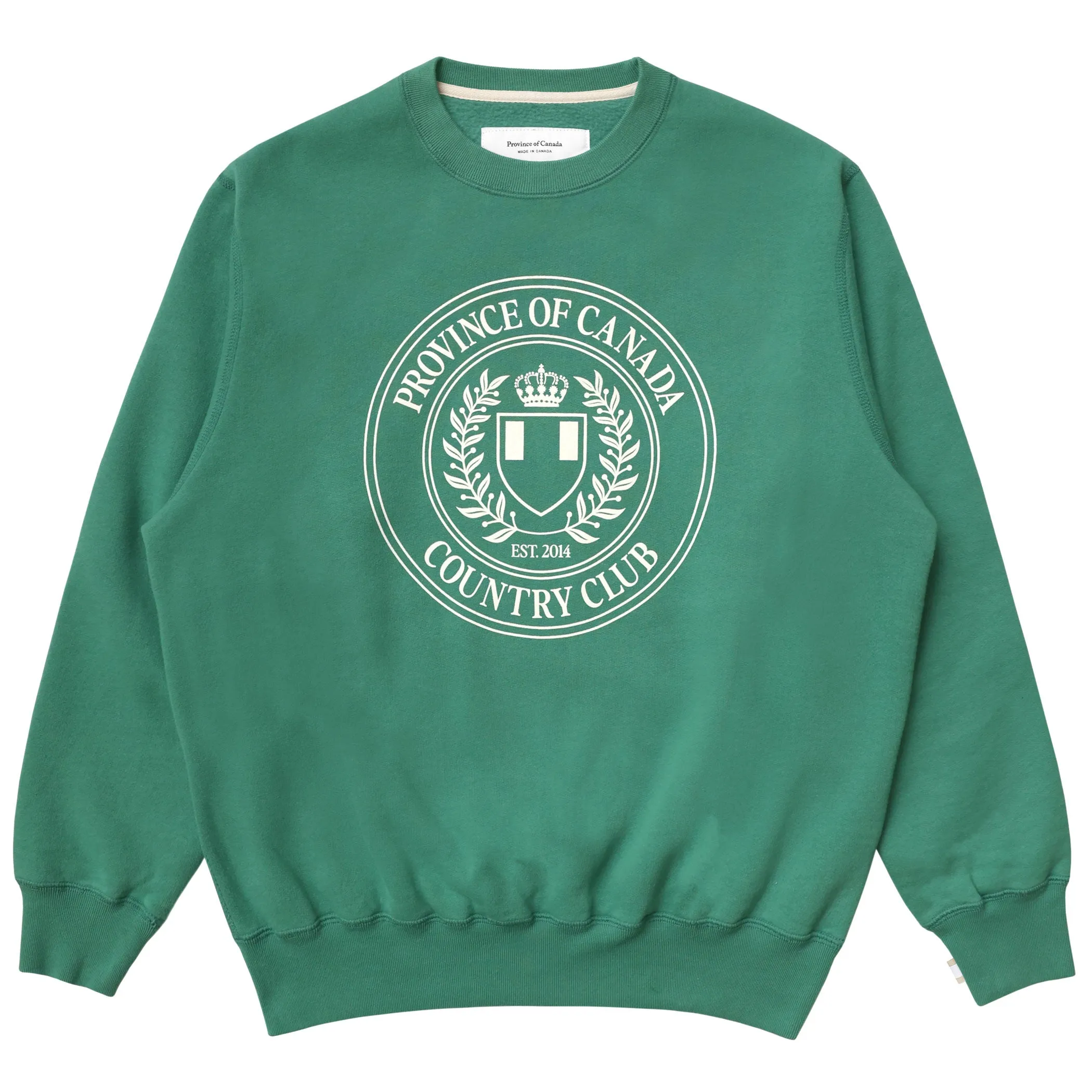 Country Club Fleece Sweatshirt Green - Unisex