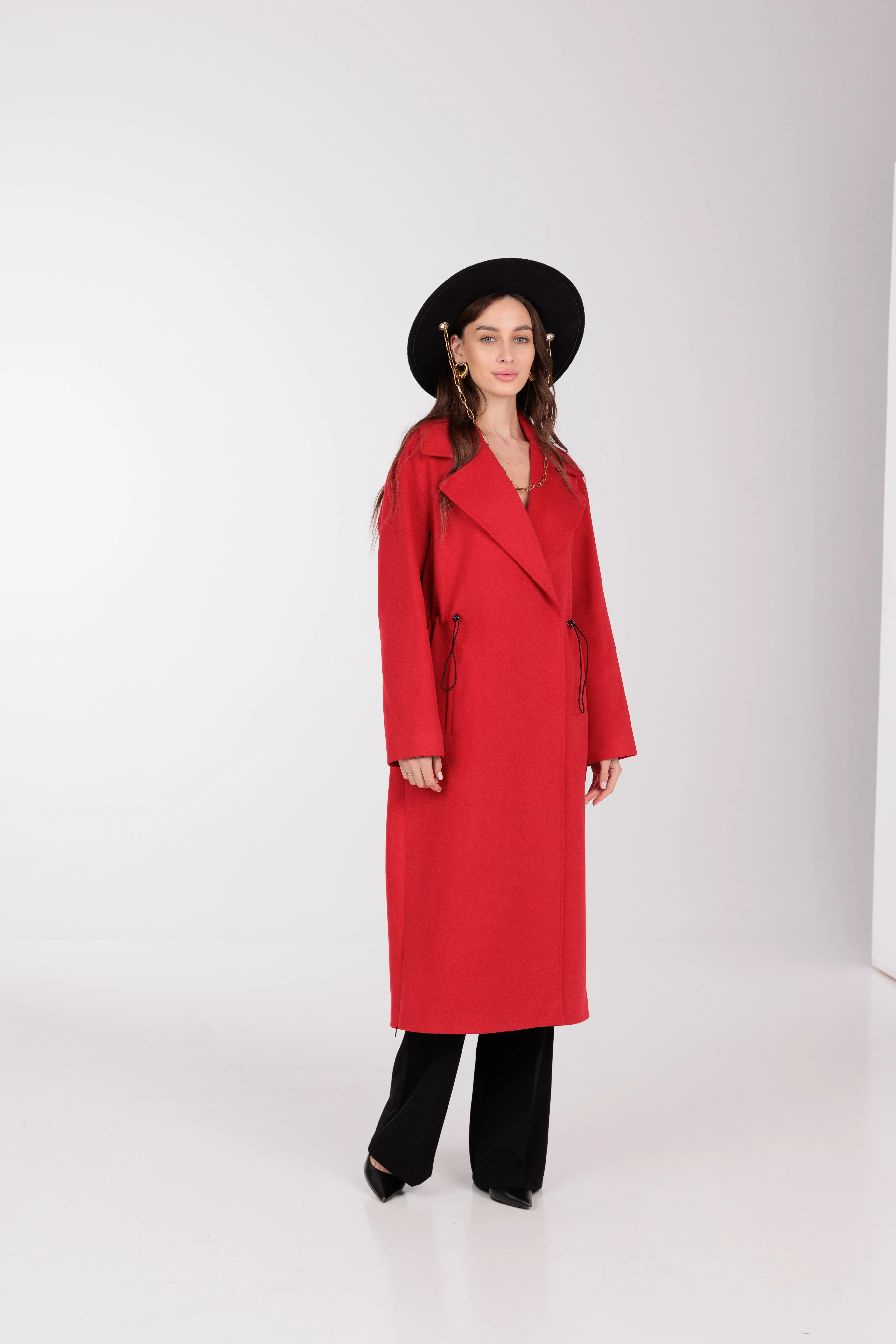 Cypress Belted Wool Blend Overcoat