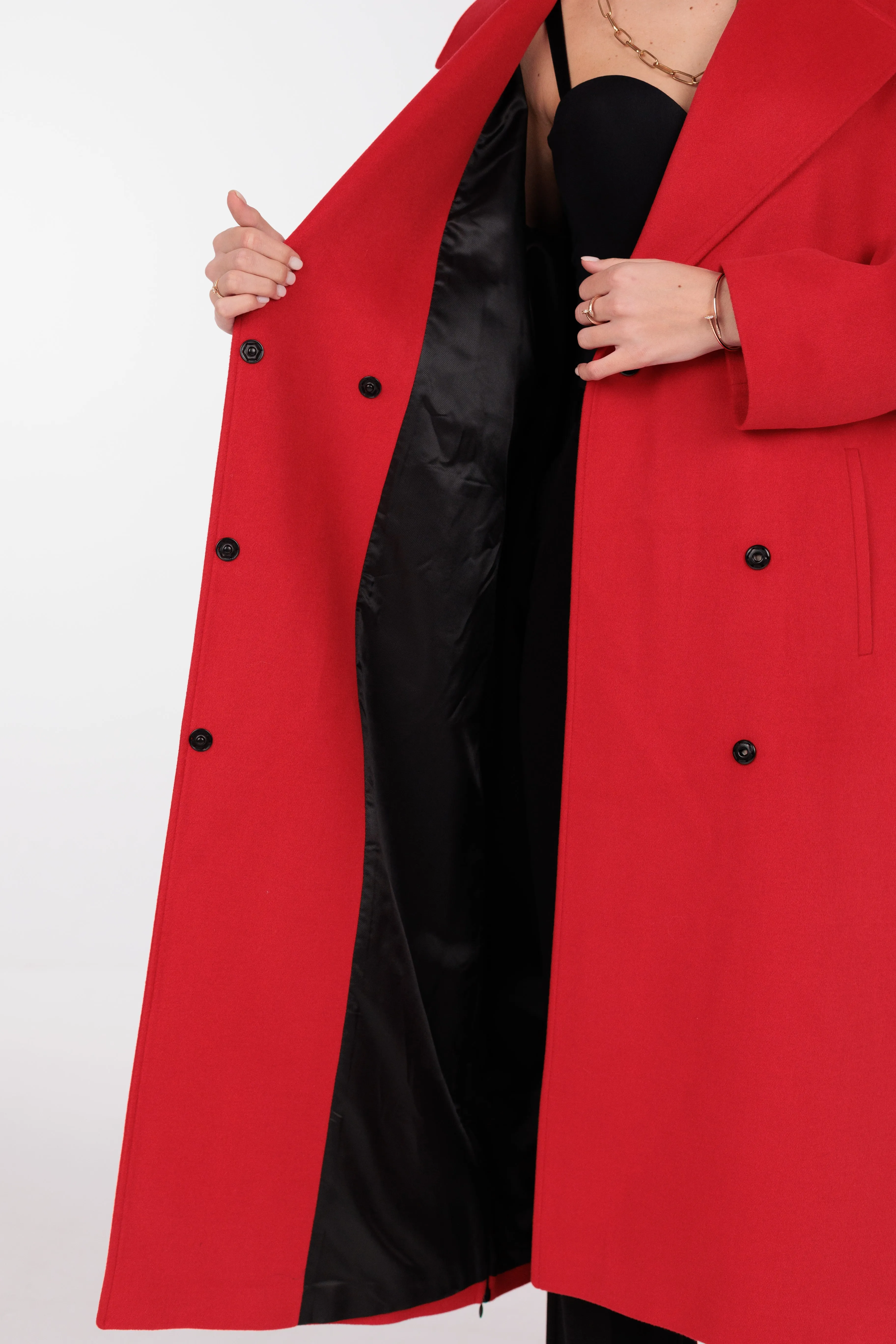 Cypress Belted Wool Blend Overcoat