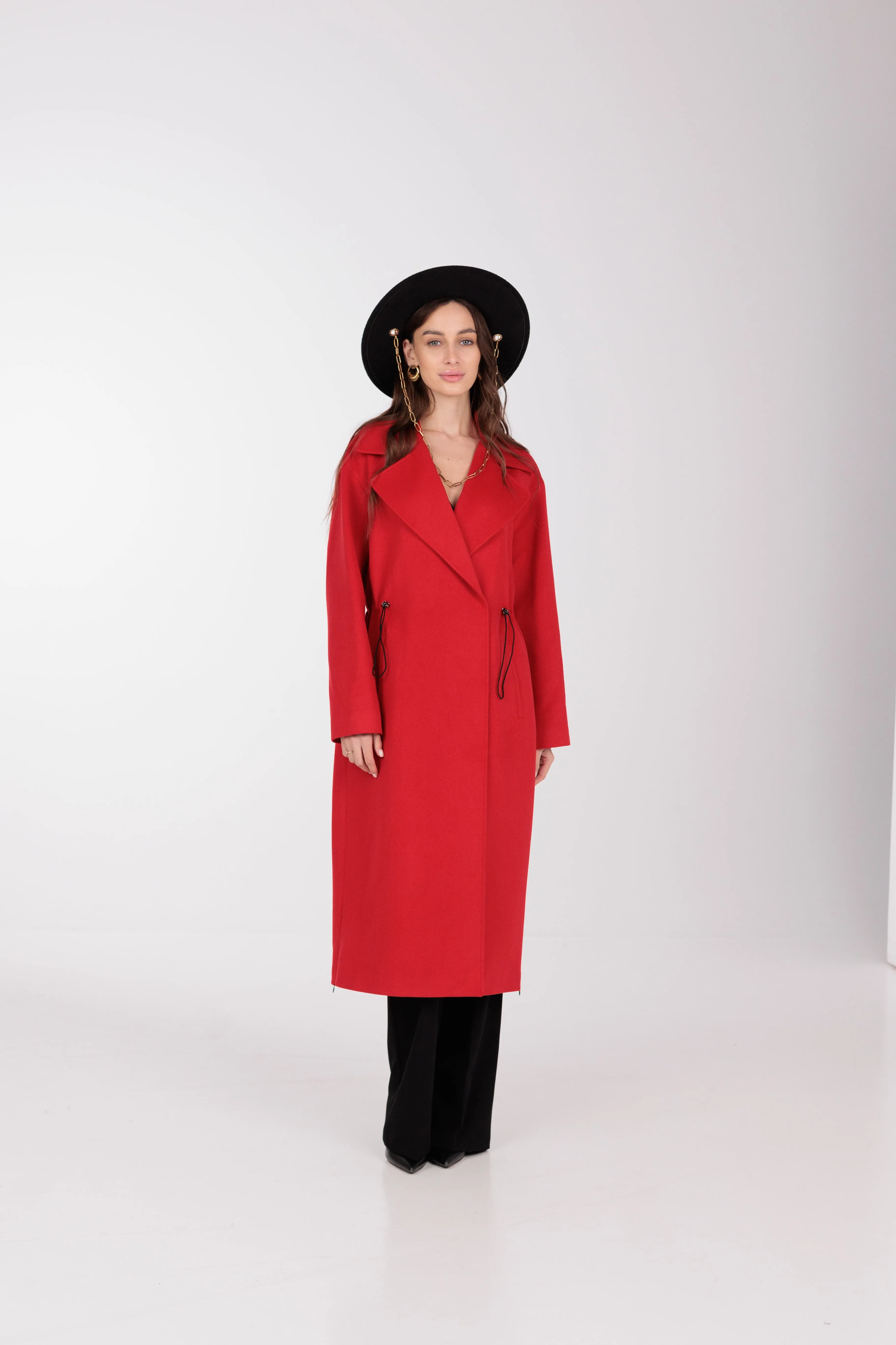 Cypress Belted Wool Blend Overcoat