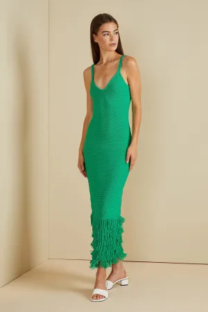 Decker Fringe Midi Dress