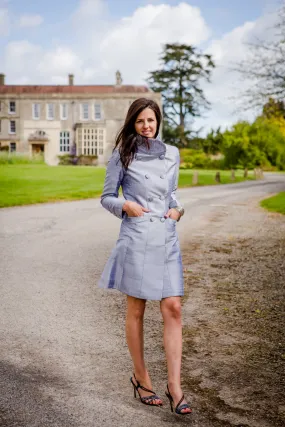 Delphine Coat in Silver