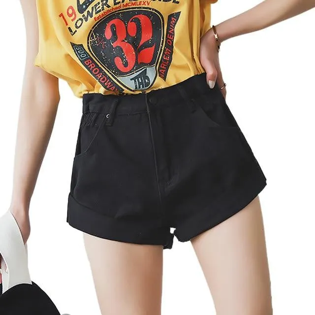 Denim Shorts Korean Style Casual Shorts