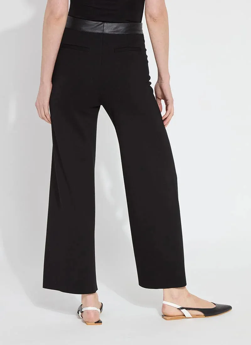 Denver Hi Waist Ponte Pants in Black