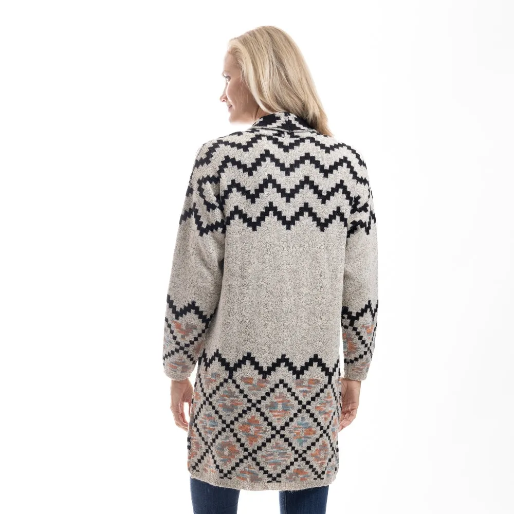 Desert Horizon Shawl Cardigan