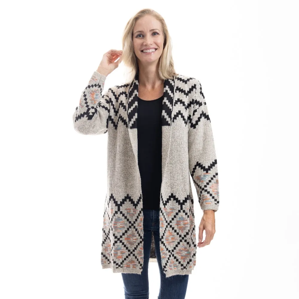 Desert Horizon Shawl Cardigan