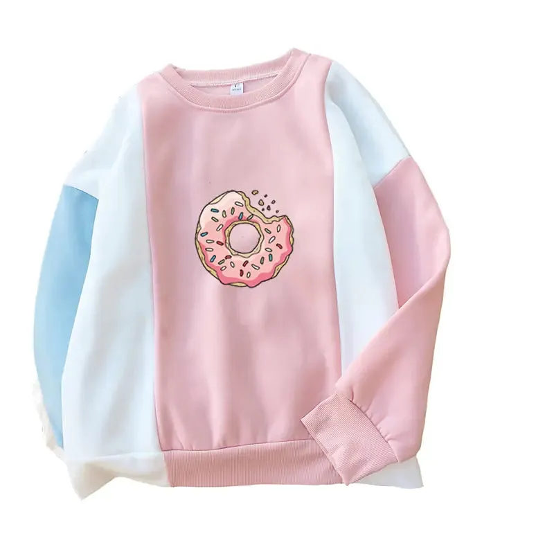 Donuts Printing Cute Hoodies