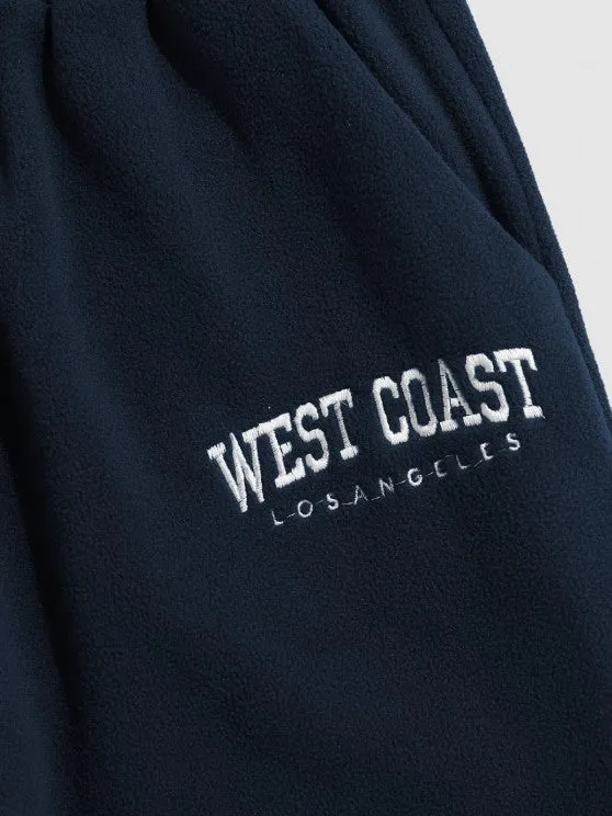 Dual Zip Coat And West Coast Sweatpants Set