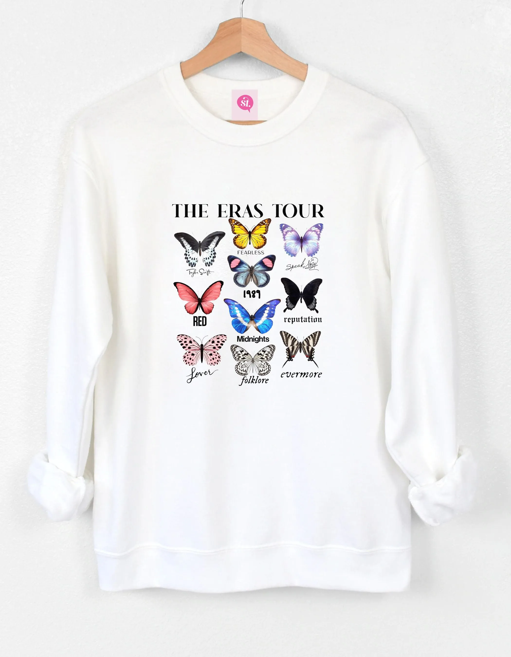 Eras Tour Butterfly Taylor Swift Sweater - Adult Size