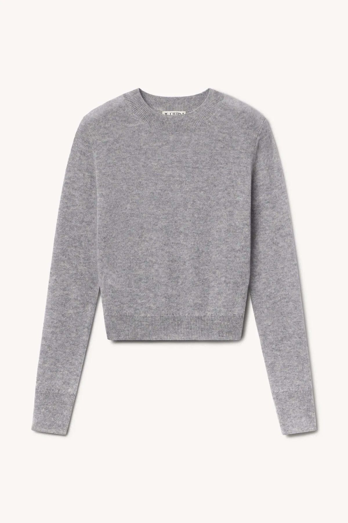 Eterne - Francis Cashmere Sweater in Heather Grey