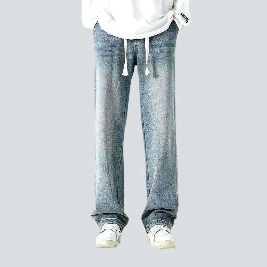 Fashion vintage men's denim pants