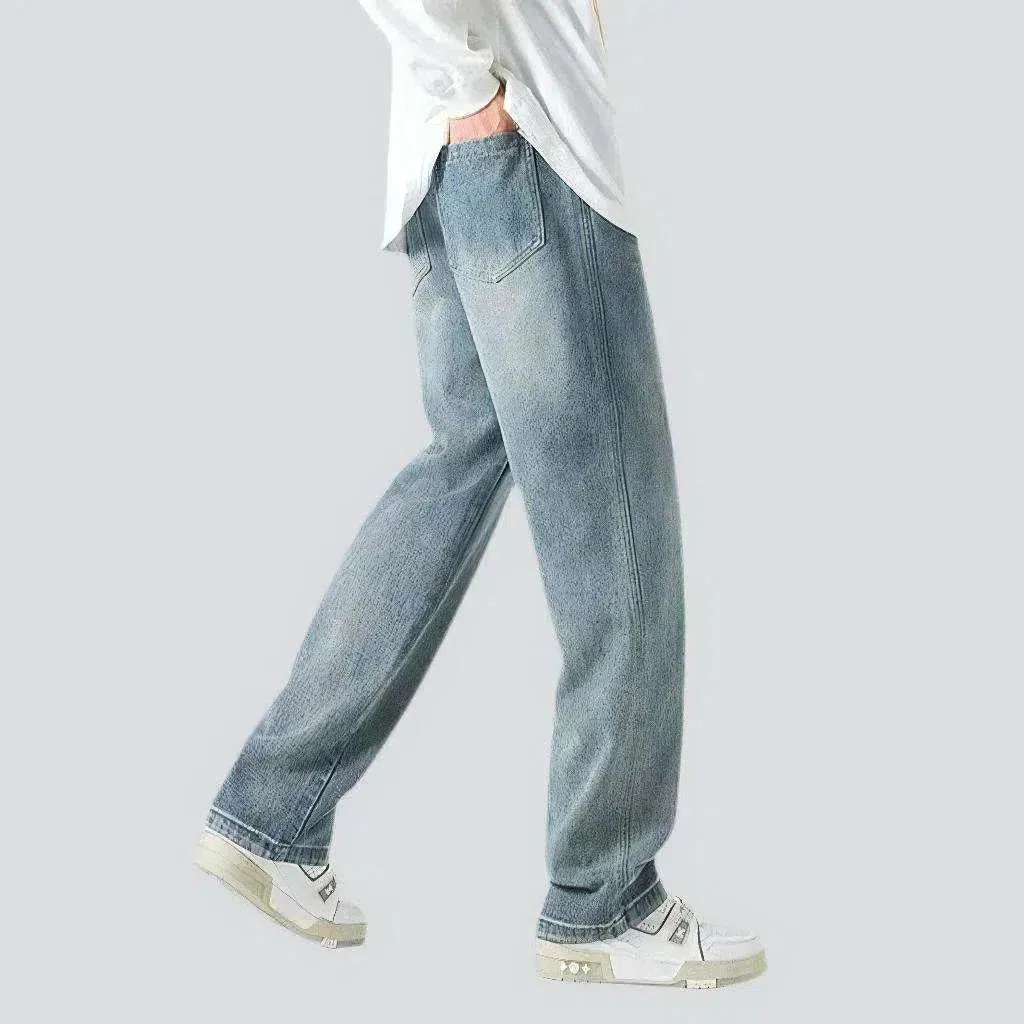 Fashion vintage men's denim pants