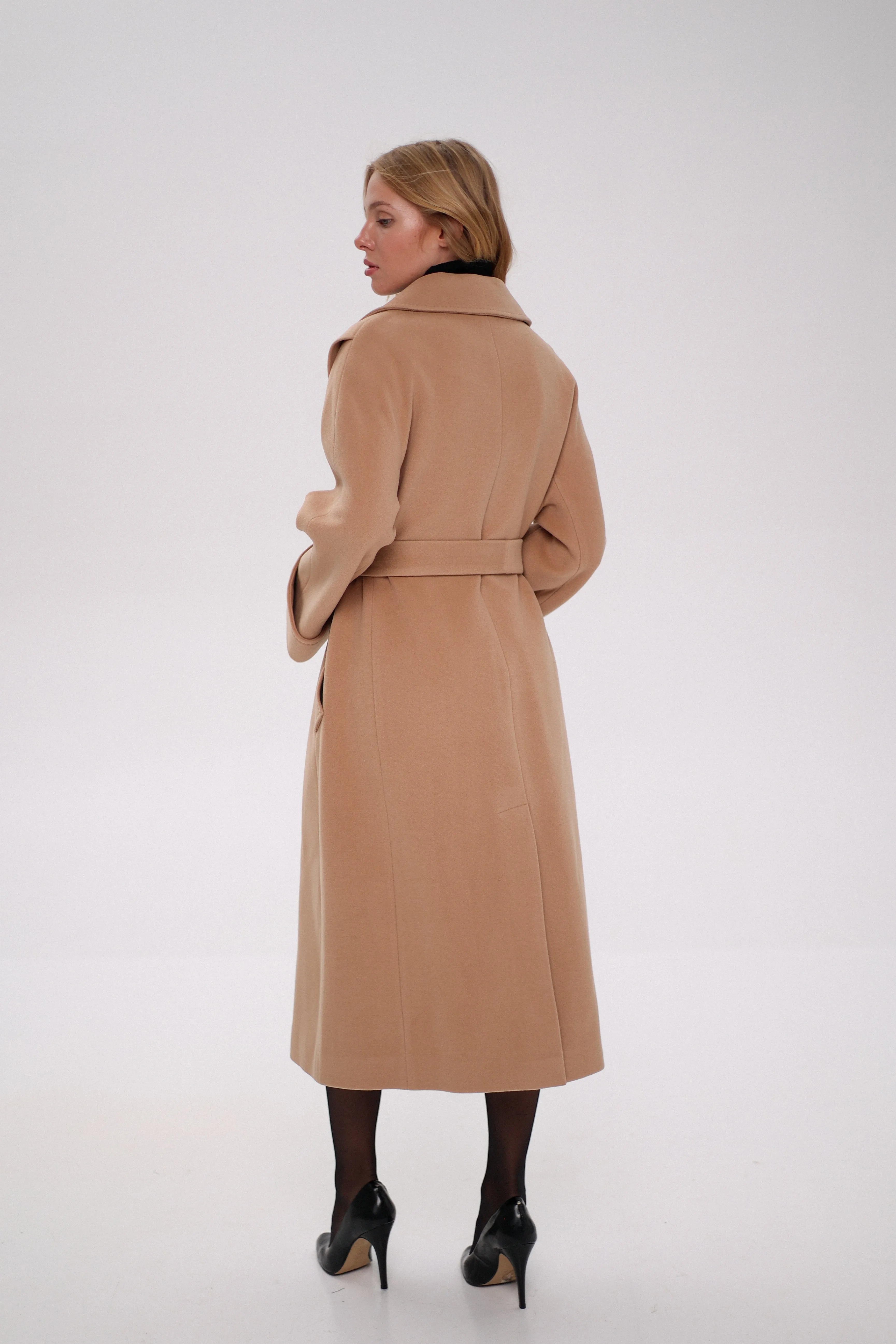 Florence Classic Cashmere Wool Blend Overcoat