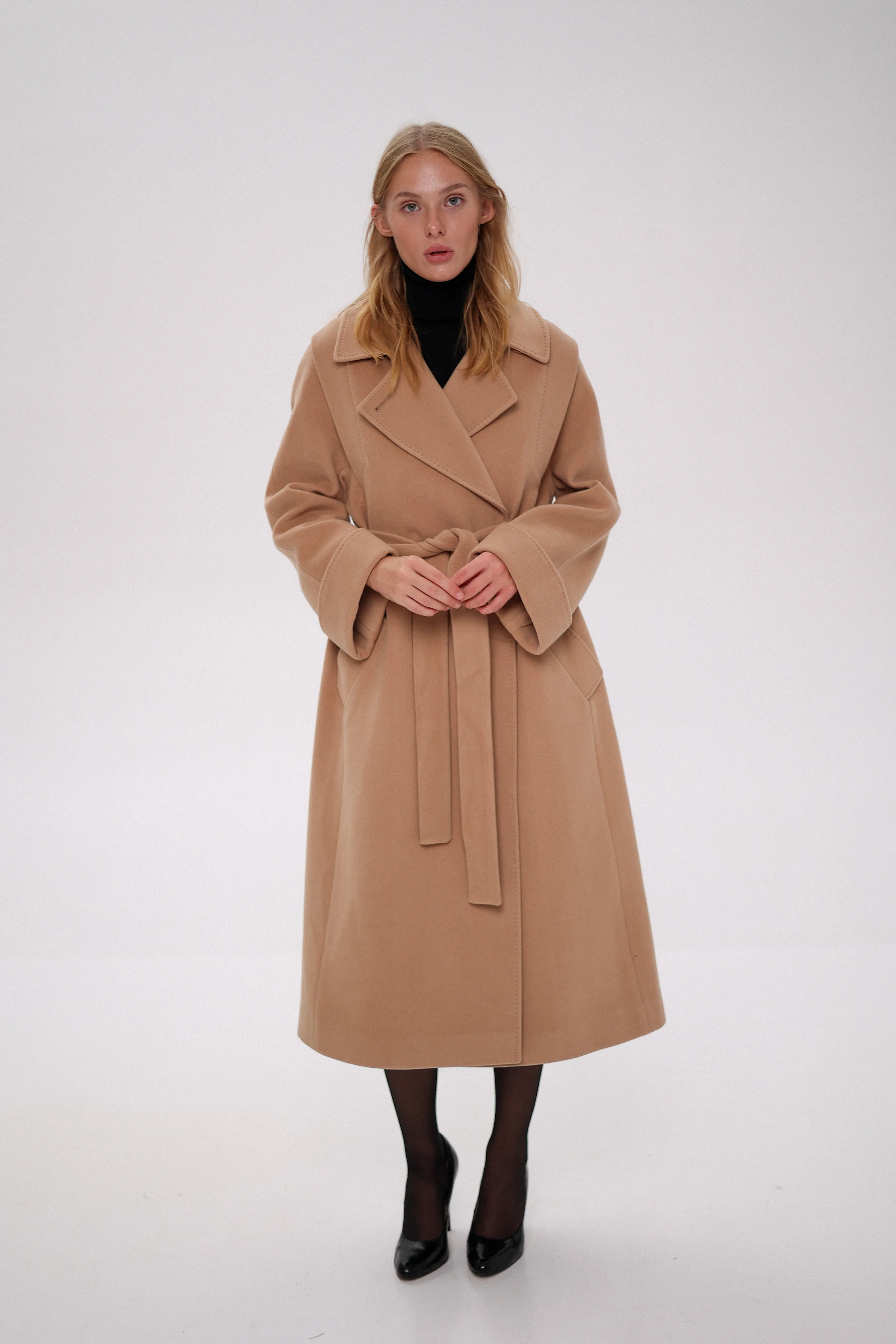 Florence Classic Cashmere Wool Blend Overcoat