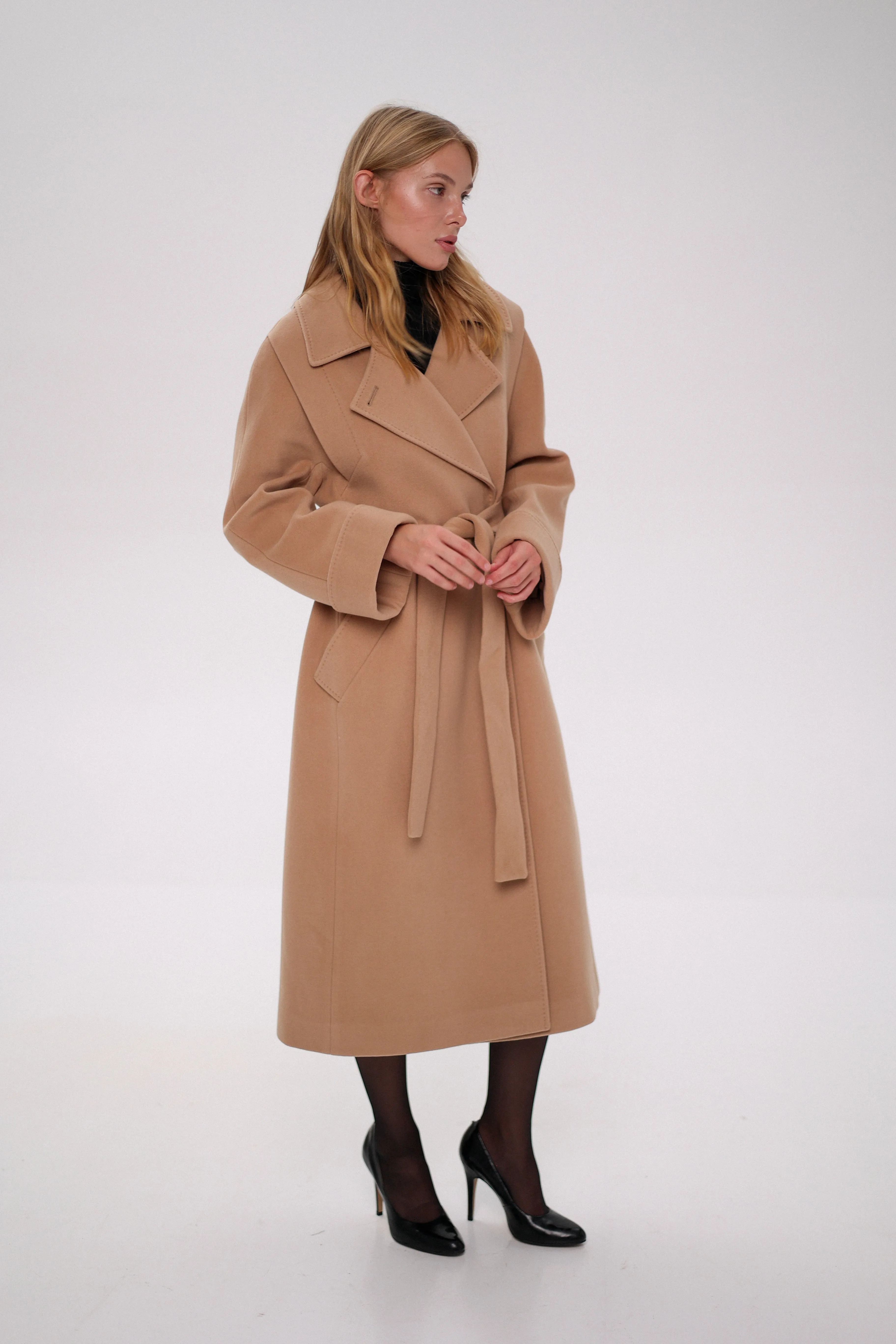 Florence Classic Cashmere Wool Blend Overcoat