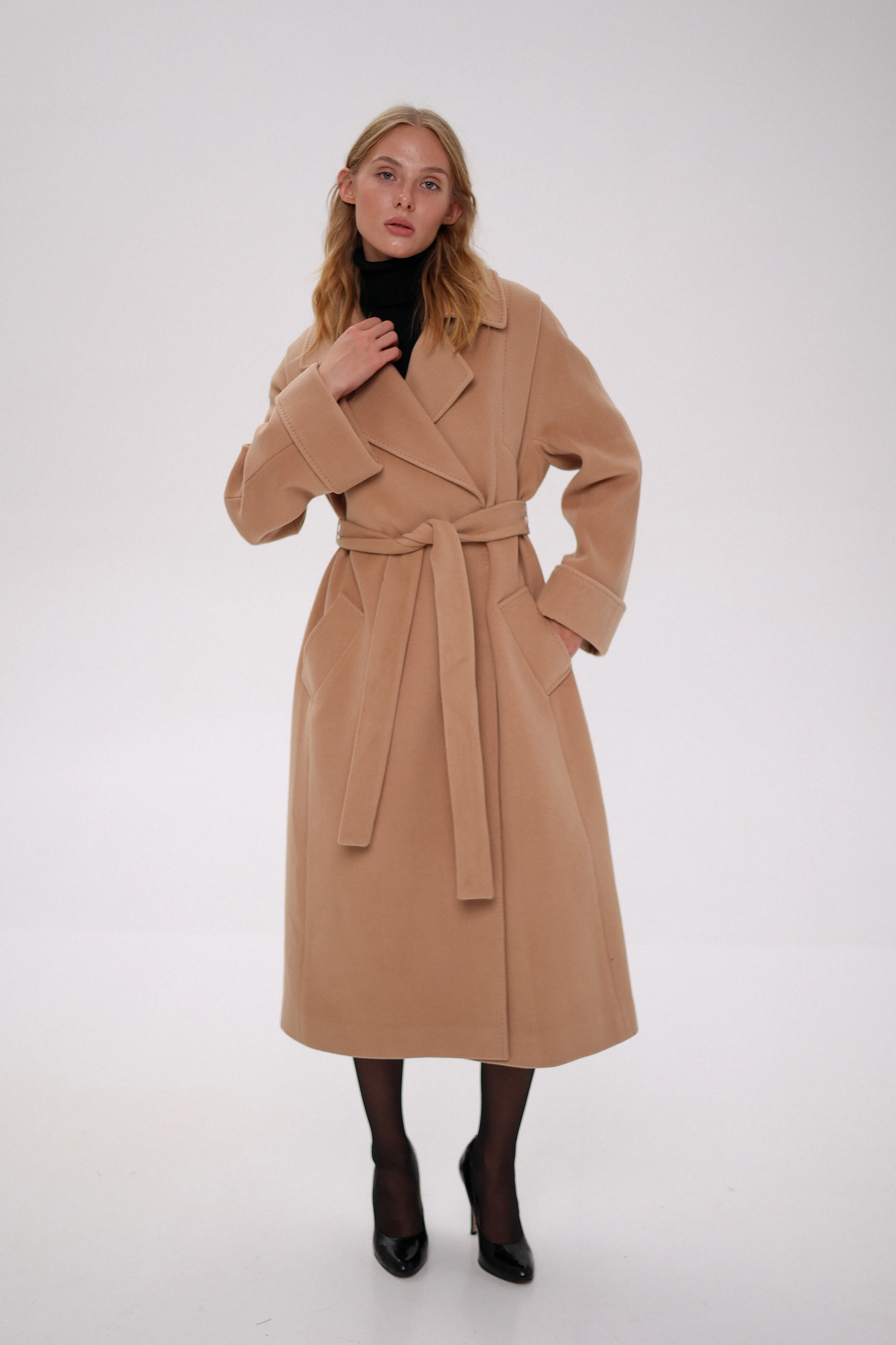 Florence Classic Cashmere Wool Blend Overcoat